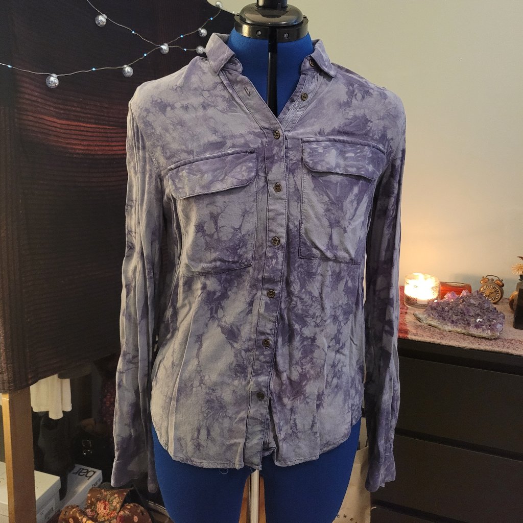 Tie-Dye Button-Down